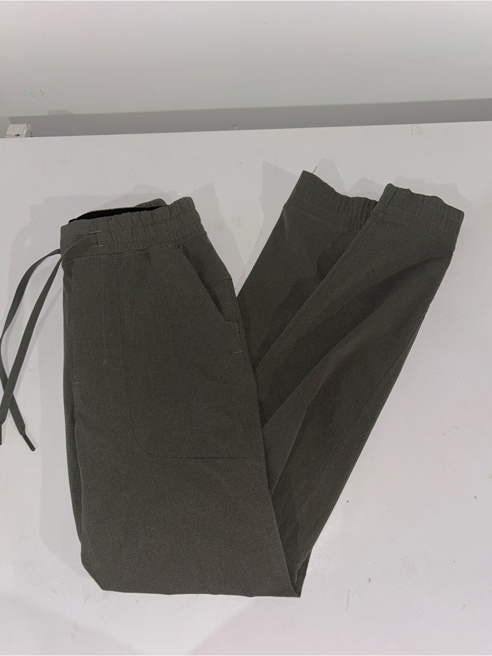 Men's Olive Drawstring Jogger Pants Lululemon